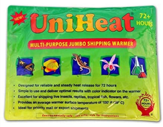 UniHeat 72 Hr Shipping Warmer and Priority Mail